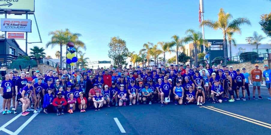 SDTC group photo at the Kook run. 