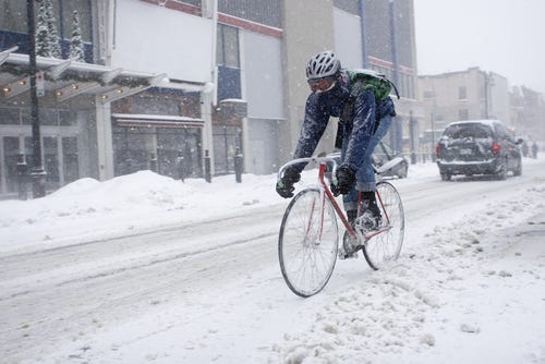 winter cycling