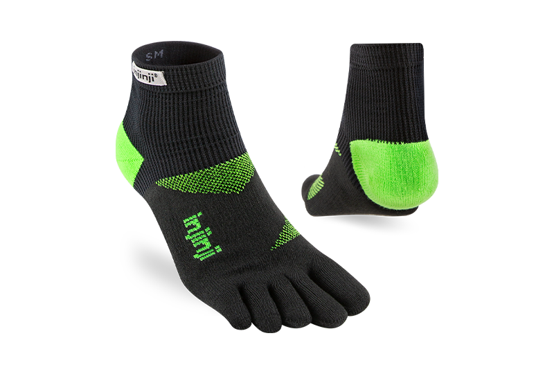 New Trainer Toesock in Lime