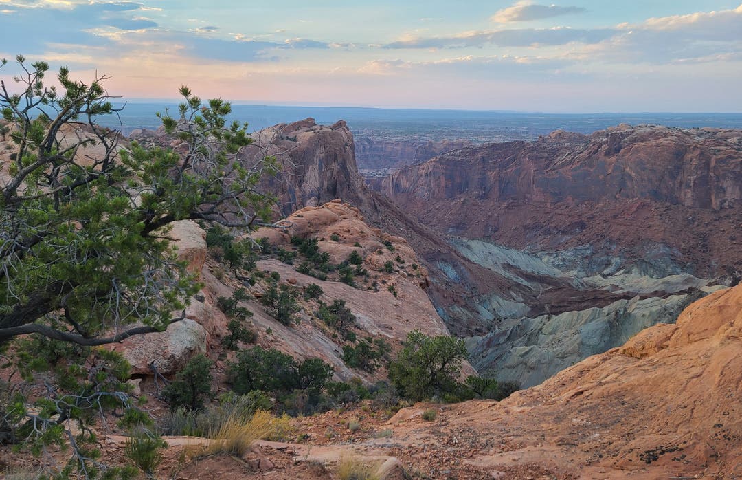 Image of Syncline Loop Trail, Canyonlands National Park.