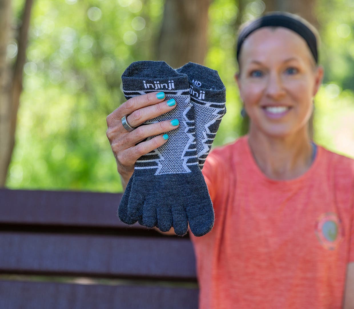 The New Injinji Ultra Run No-Show Wool.