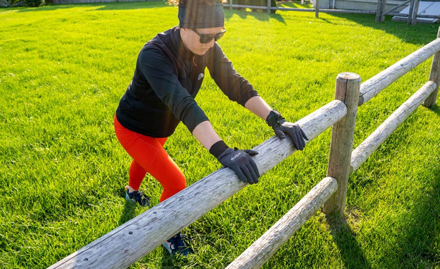 Gearing Up For A Run Outside with Injinji Gloves and Headband